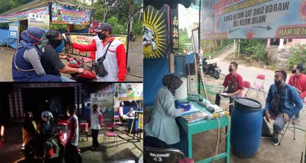 Chek Point Desa Sumberdadi Putus Rantai Penyebaran Covid-19